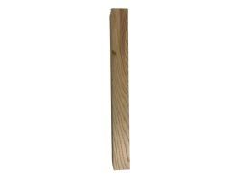 60mm x 60mm Planed All Round Rippled Ash 600mm Long