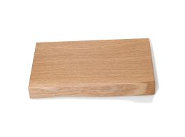 430mm x 220mm x 40mm European Oak Waney Edge Chopping Board