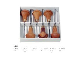 Set  of 6 Pfeil Linoleum and Block cutters PF-LSC