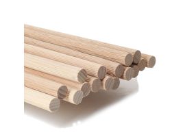 Fluted Mixed Hardwood Dowels