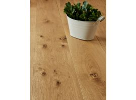 Milan Oak Brushed and UV Oiled Engineered Flooring 190mm wide x 20mm thick