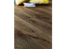 Madrid Oak Dark Grey Stained Engineered Flooring 220mm wide x 14mm thick