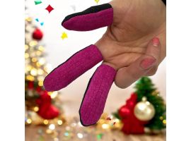 Leather Thimbles - Finger Protection for Crafts & Tools Womens - Pink Colour (3pk)