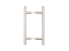 Deanta Guardsman Pull Handle Satin Steel 22mm - Pair