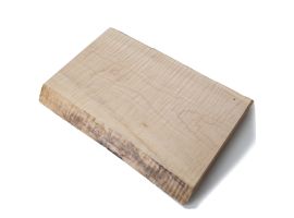 350mm x 200mm x 32mm Rippled Sycamore Chopping Board