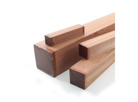 Sapele Spindle Blanks 32mm sq x 78mm