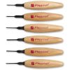Flexcut 6 Piece 1.5 mm Mixed Profile Micro Tool Set