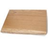 625mm x 400mm x 36mm European Oak Waney Edge Chopping Board