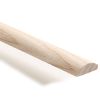 Ash D-shape moulding