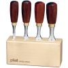 Pfeil Butt Chisel Set in Beech Holder