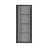 Deanta Brixton Black Prefinished Tinted Glaze Door