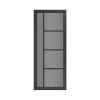 Deanta Camden Black Prefinished Tinted Glaze Door