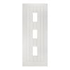 Deanta Ely White Primed Glazed (3L) FD30 Door