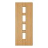 Deanta Galway Unfinished Oak Glazed Door