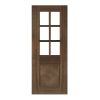 Deanta Kensington Prefinished Walnut Bevelled Glaze Door