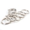 Nickel plated keyring fixing ring (10pk)