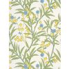 Bamboo Floral Blue Verditer