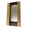 Rippled Sycamore and Padauk Mirror 297mm x 500mm
