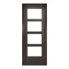 Deanta Montreal Dark Grey Ash Glazed FD30 Door