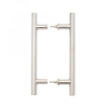 Deanta Guardsman Pull Handle Satin Steel 22mm - Pair