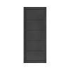 Deanta Shoreditch Black Prefinished Door
