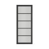 Deanta Shoreditch Black Prefinished Glazed Door