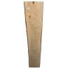 255mm x 30mm Waney Edge Rippled Sycamore 1495mm