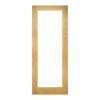 Deanta Walden Unfinished Oak Glazed Door