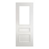 Deanta Windsor White Primed Bevelled Glaze Door