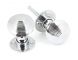 From The Anvil Polished Chrome Heavy Beehive Mortice/Rim Knob Set