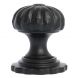From The Anvil Black Small Cabinet Knob with Base