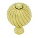 From The Anvil Polished Brass Medium Spiral Cabinet Knob