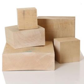 Lime Carving Blanks, 100mm thick, Sawn, Square