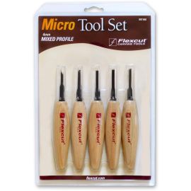 Flexcut MT940 5 Piece Mixed Micro Tool Set