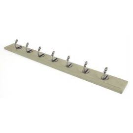 From The Anvil Stable Coat Rack - Natural Smooth & Olive Green