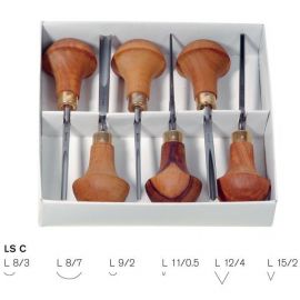 Set  of 6 Pfeil Linoleum and Block cutters PF-LSC