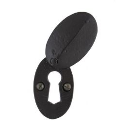 From the Anvil Black Oval Escutcheon and Cover