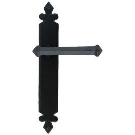 From the Anvil Black Tudor Unsprung Lever Letch Handle Set