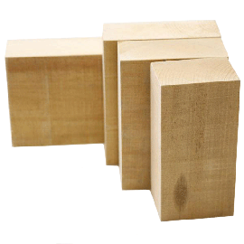 Lime Carving Blanks, 80mm, Sawn, Rectangles