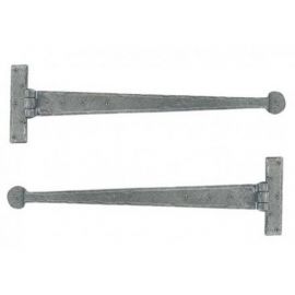 From the Anvil Pewter Patina T Hinge 22inch (pair)