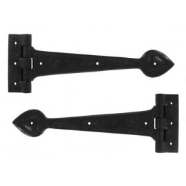 From The Anvil Antique Black 12" T Hinge (pair)