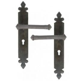 From The Anvil Beeswax Handmade Tudor Unsprung Lever Lock Handle Set