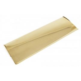 From The Anvil Large Letterplate Cover - Polished Brass