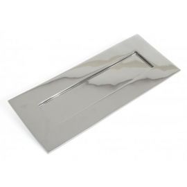 From The Anvil Small Letterplate - Polished Chrome