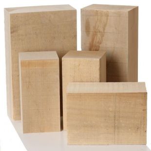 Jelutong Carving Blanks, 100mm, Sawn, Rectangles