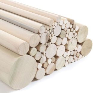 Straight Grained Tulipwood Arrow Shafts 1 metre lengths