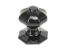 From the Anvil Black Octagonal Mortice/Rim Knob Set