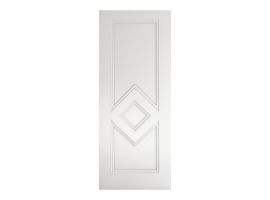Deanta Ascot White Primed Door