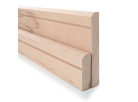 Beech 20mm 45° Chamfered & Grooved Skirting Boards & Architrave