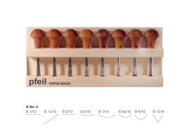 Pfeil Palm tool set of 8 with stand PFB8ER-B